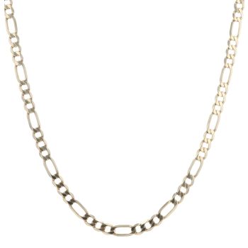9ct Yellow Gold Figaro Chain 22"