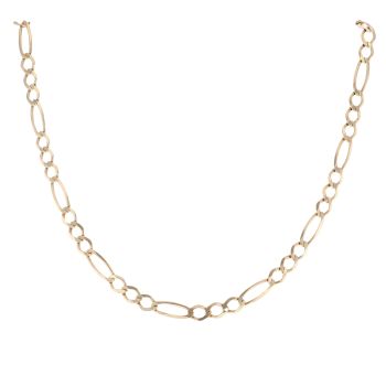 9ct Yellow Gold Figaro Chain 18"