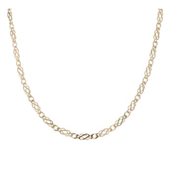 9ct Yellow Gold Fancy Chain 18"