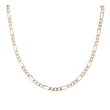 9ct Yellow Gold Figaro Chain 20"