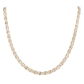 9ct Yellow Gold Fancy Chain 18"