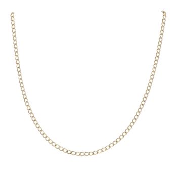 9ct Yellow Gold Curb Chain 20"