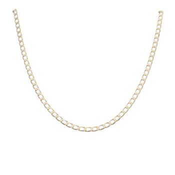9ct Yellow Gold Curb Chain 20"