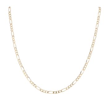 9ct Yellow Gold Figaro Chain 24"