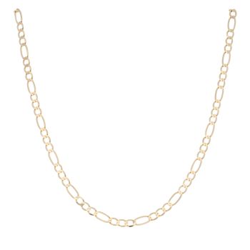 9ct Yellow Gold Figaro Chain 16"