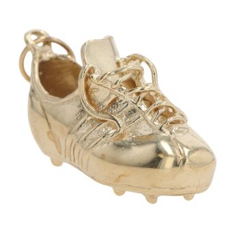 9ct Yellow Gold Football Boot Pendant