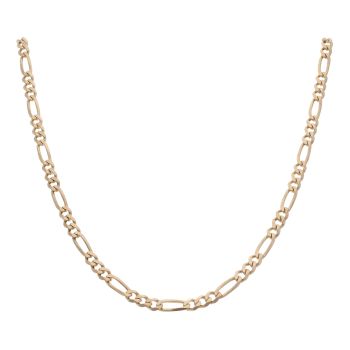 9ct Yellow Gold Figaro Chain 20"