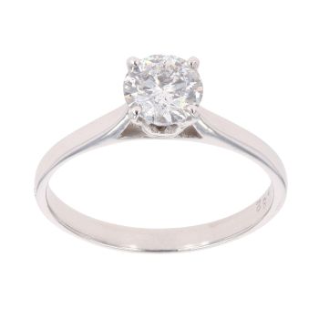 18ct Yellow Gold 0.82ct Brilliant Diamond Solitaire Ring