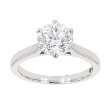 18ct White Gold 2.02ct Diamond Solitaire Ring