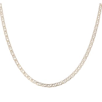 9ct Yellow Gold Double Curb Chain 18"