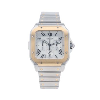 Cartier Santos De Cartier Pre Owned Watch Ref 4183