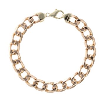 9ct Yellow Gold Curb Bracelet 9.5"