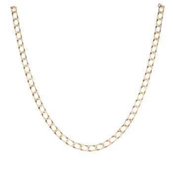 9ct Yellow Gold Curb Chain 20"