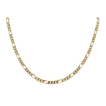 9ct Yellow Gold Figaro Chain 20"