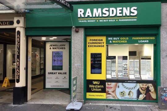 Glasgow - Argyll Arcade Showroom