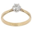 9ct Yellow Gold 0.50ct Brilliant Cut Diamond Solitaire Ring