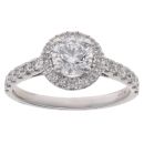 Platinum 1.15ct Brilliant Cut Diamond Solitaire Ring