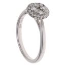 9ct White Gold 0.50ct Brilliant Cut Diamond Cluster Ring
