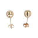 9ct Yellow Gold 5mm Ball Stud Earrings