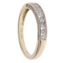 9ct Yellow Gold 0.50ct Brilliant Cut Diamond Half Eternity Ring