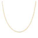 14ct Yellow Gold Double Curb Chain 20"