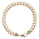 9ct Yellow Gold Curb Bracelet 9"
