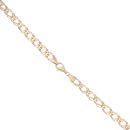 9ct Yellow Gold Double Curb Chain 18"