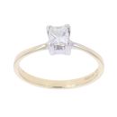 18ct Yellow Gold 0.33ct Diamond Solitaire Ring