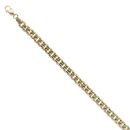 14ct Yellow Gold Fancy Bracelet 9"
