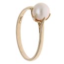 9ct Yellow Gold Pearl Single Stone Ring