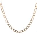 9ct Yellow Gold Curb Chain 22"