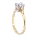 18ct Yellow Gold 0.53ct Emerald Cut Diamond Ring