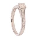 18ct White Gold 0.51ct Brilliant Cut Diamond Solitaire Ring