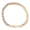 9ct Yellow Gold Curb Bracelet 8.5"