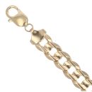 9ct Yellow Gold Curb Bracelet 8"