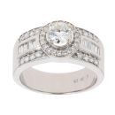 18ct White Gold 1.92ct Diamond Fancy Ring