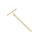 9ct Yellow Gold Belcher And T-Bar Bracelet 7.5"