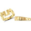 9ct Yellow Gold Mum ID Ring