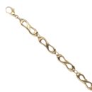 9ct Yellow Gold Fancy Bracelet 7.5"