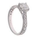 18ct White Gold 1.40ct Brilliant Cut Diamond Solitaire Ring