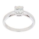 18ct White Gold 0.50ct Brilliant Cut Diamond Solitaire Ring