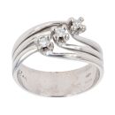 18ct White Gold 0.15ct Diamond Fancy Ring
