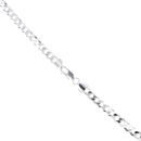Silver Curb Chain 22" By Icesia