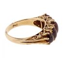 9ct Yellow Gold Five Stone Garnet Ring