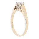 9ct Yellow Gold Cubic Zirconia Solitaire Ring