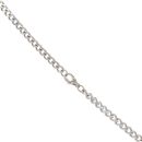 9ct White Gold Curb Chain 18"