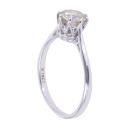 18ct White Gold 1.00ct Brilliant Cut Diamond Solitaire Ring