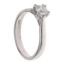 18ct White Gold 0.33ct Brilliant Cut Diamond Solitaire Ring