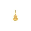 22ct Yellow Gold Lakshmi Pendant on Lotus