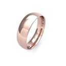 9ct Rose Gold 6mm Traditional Court Wedding Band